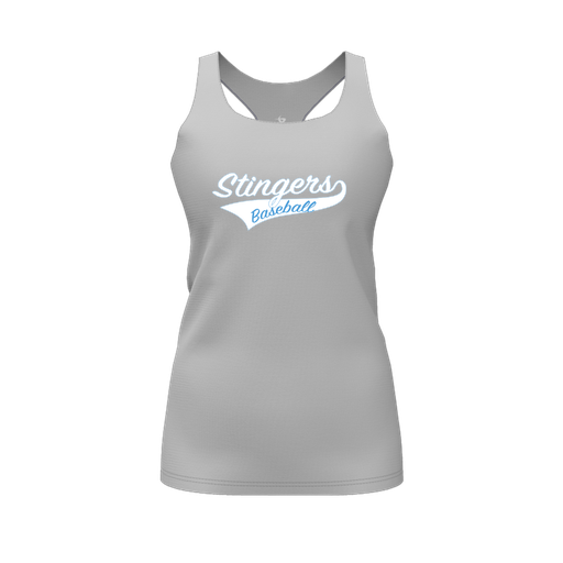 [FT0TRBGY-FYS-LOGO2] Decker Racerback Tank Top (Female Youth S, Gray, Logo 2)