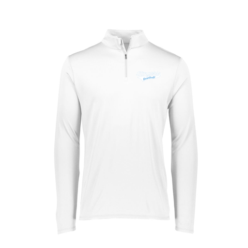 [FTLQFLWH-FAXS-LOGO2] Decker Women's Flex-Lite 1/4 Zip Shirt (Female Adult XS, White, Logo 2)