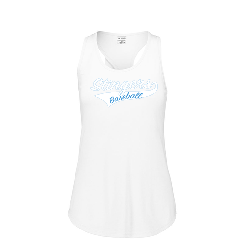 [FT0TUBWH-FAS-LOGO2] Ladies Tri Blend Tank Top (Female Adult S, White, Logo 2)