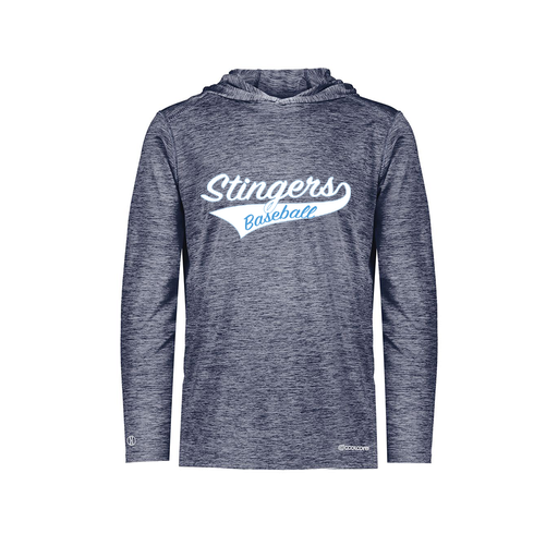 [FOLHCGNV-AS-LOGO2] Decker Men's Charge Hoodie (Adult S, Navy, Logo 2)