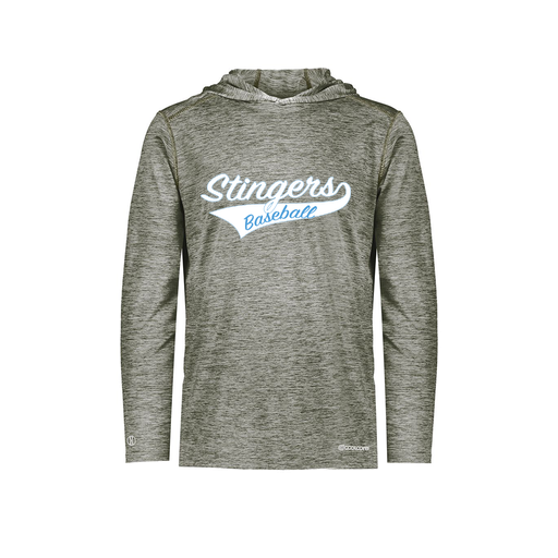 [FOLHCGGY-AS-LOGO2] Decker Men's Charge Hoodie (Adult S, Gray, Logo 2)